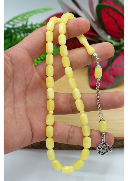 Sarı Kapsül Kesim Beyrut Damla Benzetmesi Toz Kehribar Tesbih 201022241 modelleri