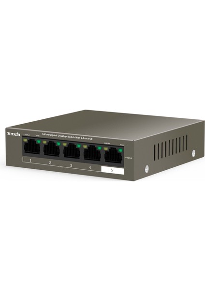 TEG1105P-4-63W 5-Port Gigabit Desktop Switch With 4-Port Poe