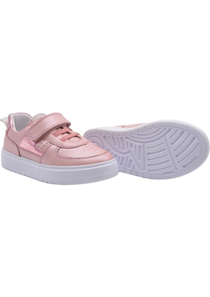 Rolly Tek Cırtlı Deri Kız Çocuk Ayakkabı Pembe modelleri