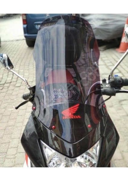 Honda Cbf 150 Ön Cam Tur Camı Füme Renk 50 cm Saydam Füme