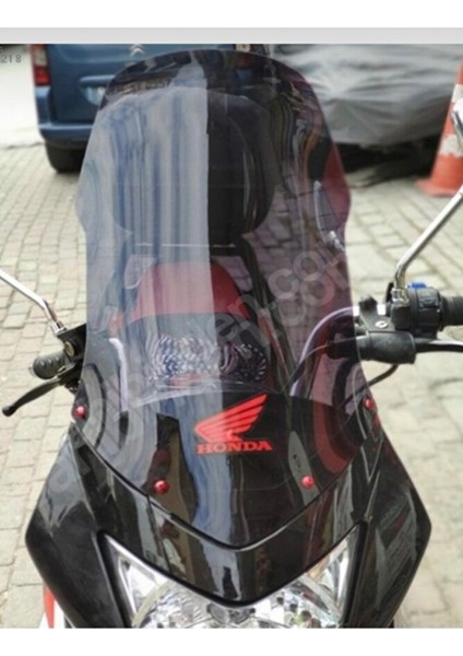 Honda Cbf 150 Ön Cam Tur Camı Füme Renk 50 cm Saydam Füme