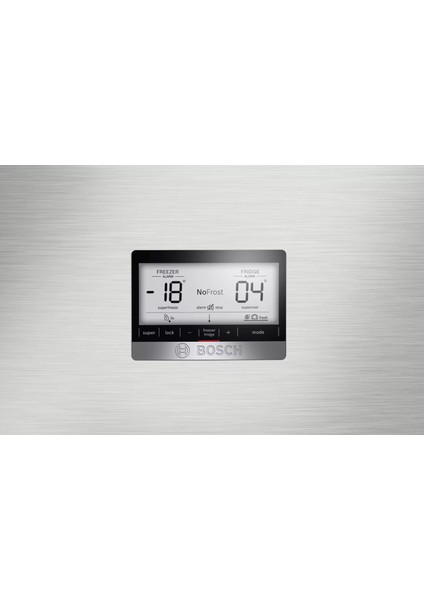 KDN56AIF0N Serie 6 Üstten Donduruculu Buzdolabı 193 x 70 cm Kolay Temizlenebilir Inox