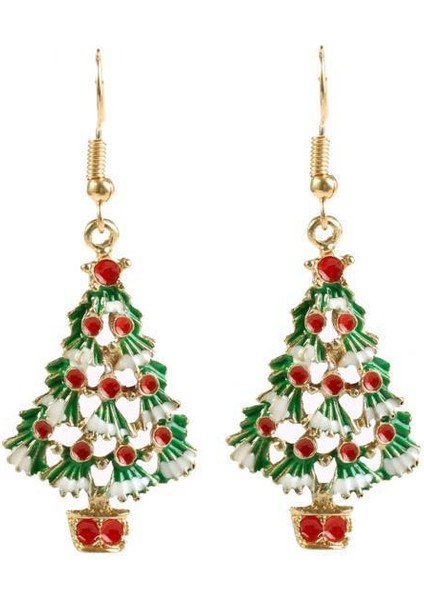 Noel Teması Küpe 2 Pc (Yurt Dışından)
