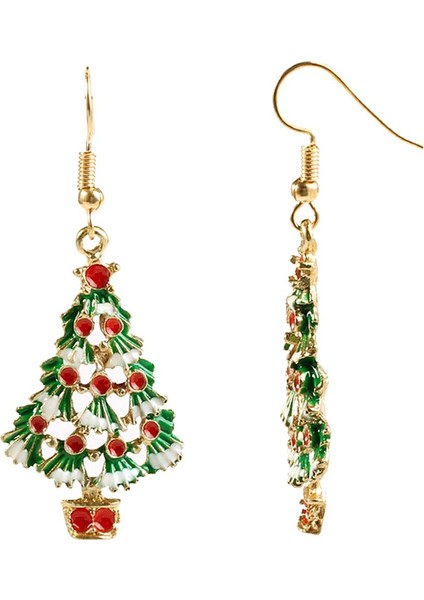 Noel Teması Küpe 2 Pc (Yurt Dışından)