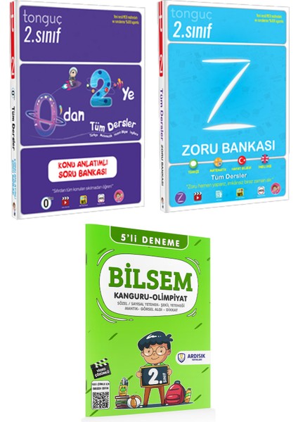2. Sınıf Tüm Dersler Konu Anlatımı Zoru Bankası ve Bilsem Deneme Sınavı