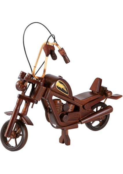 Dekoratif Ahşap Harley Davidson Motosiklet 20 cm modelleri