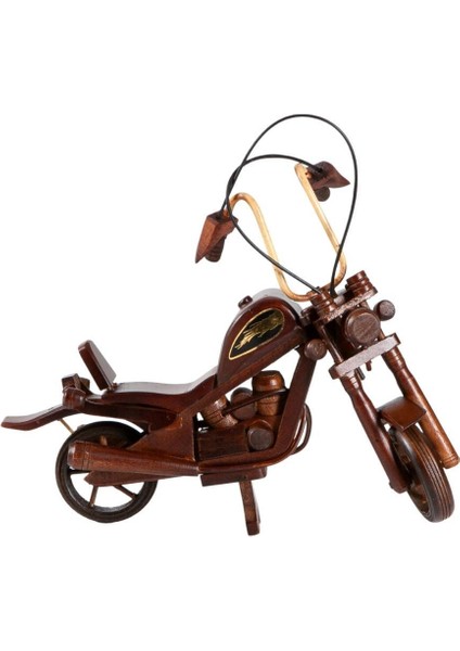 Dekoratif Ahşap Harley Davidson Motosiklet 20 cm fırsatları