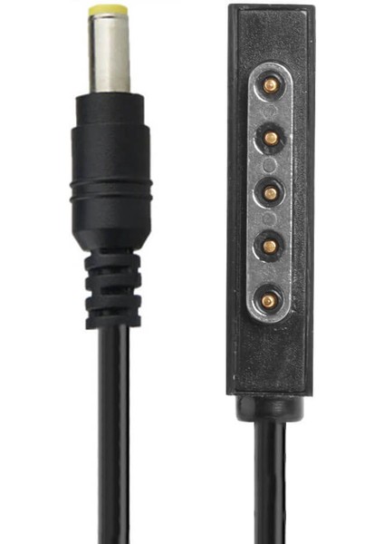 Microsoft Surface Rt Rt 2 Pro Pro2 2 10.6'' 5 Pin To 2.5x5.5mm Şarj Güç Kablosu - 1.8m
