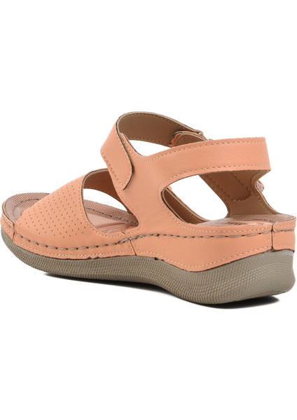 Kefken Pudra Kadın Cırtlı Sandalet fırsatları