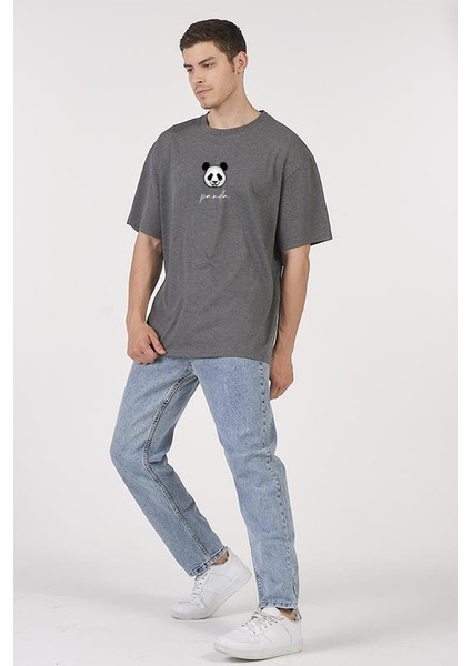 Oversize T-Shirt Pure Panda Antrasit fiyatları