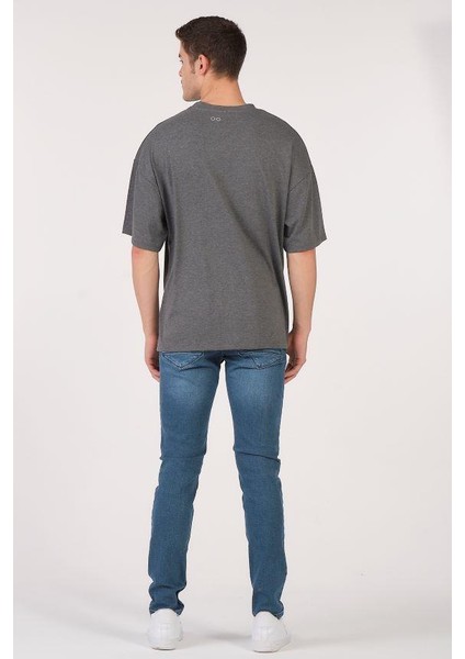 Oversize T-Shirt Pure Panda Antrasit fırsatları