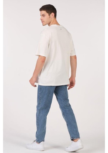 Oversize T-Shirt Drew Ekru fırsatları