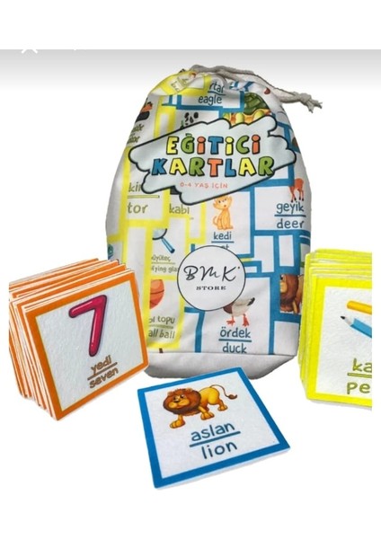 Eğitici Yıkanabilir Keçe Kart Seti 100 Adet fiyatları