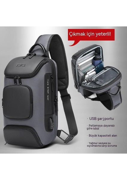 Erkek Çantası, Göğüs Çantası, Omuz Çantası, Iş Için Uygun Messenger Çanta, Erkek Moda Küçük Sırt Çantası (Yurt Dışından) fiyatları
