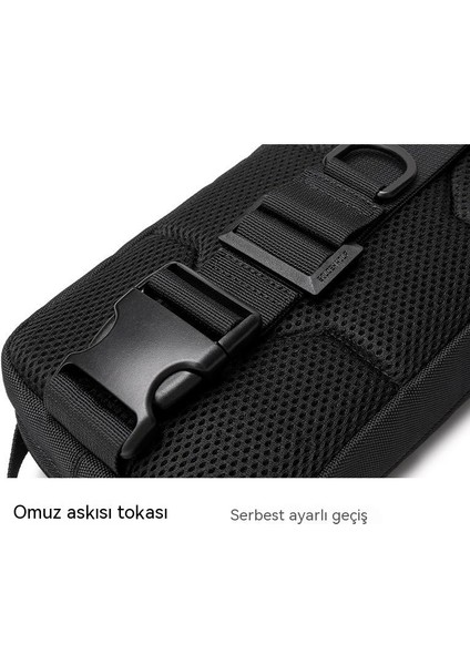 Go Biz Erkek Çantası, Gündelik Messenger Çantası, Büyük Kapasiteli Göğüs Çantası, Çok Fonksiyonlu Hafif Küçük Sırt Çantası, Üniversite Öğrencisi Su Geçirmez Bisiklet Çantası (Yurt Dışından)