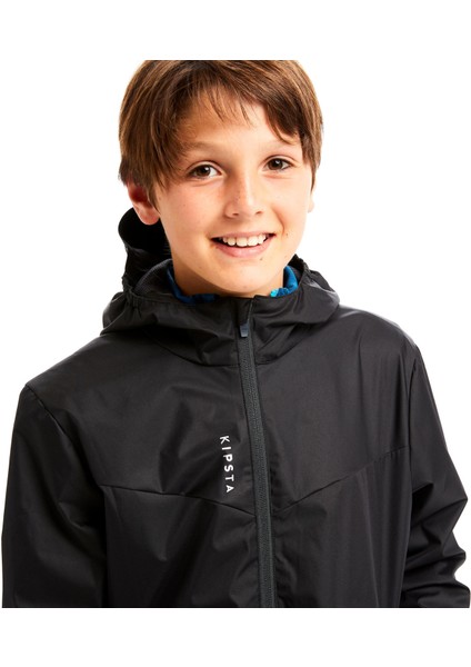 Kipsta Çocuk Futbol Yağmurluğu - Siyah - T500 modelleri