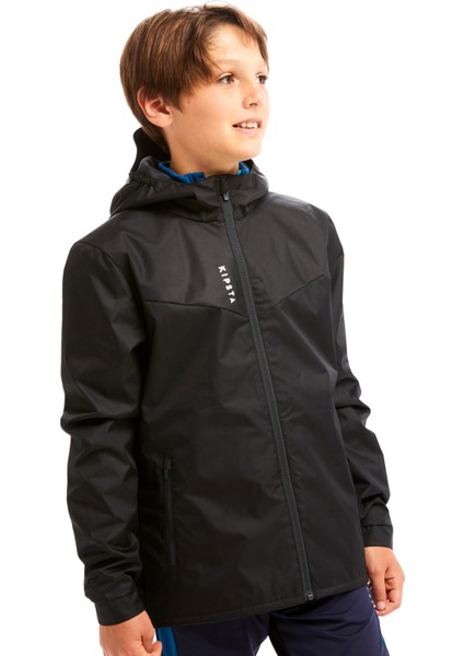 Kipsta Çocuk Futbol Yağmurluğu - Siyah - T500 fırsatları