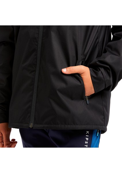 Kipsta Çocuk Futbol Yağmurluğu - Siyah - T500 indirimleri