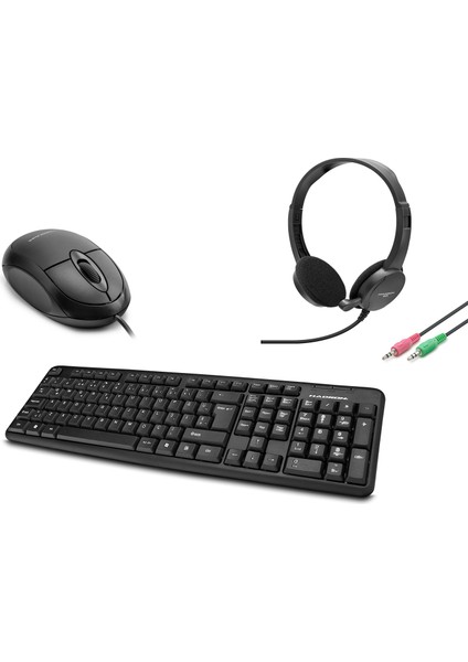 Qset2 MOUSE(HDX3252) Q KLAVYE(HDX2603) KULAKLIK(HD1296)