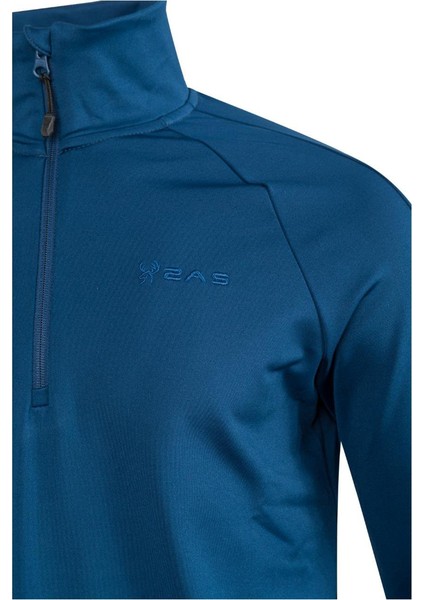 Kherlen Yarım Fermuarlı Sweat Lacivert