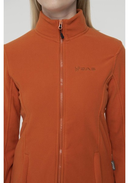 Pello Tam Fermuarlı Heavy Kadın Polar Sweatshirt