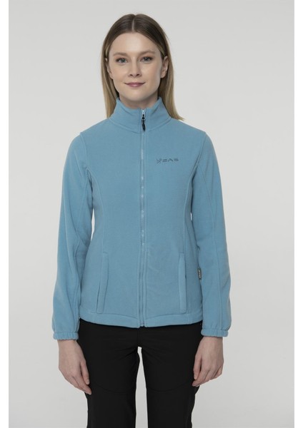 Pello Tam Fermuarlı Heavy Kadın Polar Sweatshirt