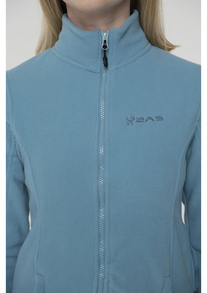 Pello Tam Fermuarlı Heavy Kadın Polar Sweatshirt
