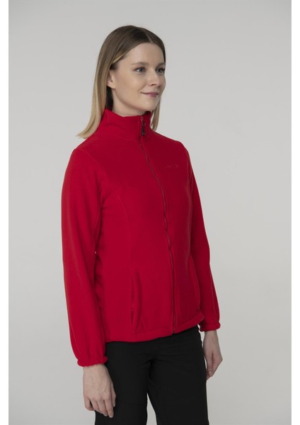 Pello Tam Fermuarlı Heavy Kadın Polar Sweatshirt