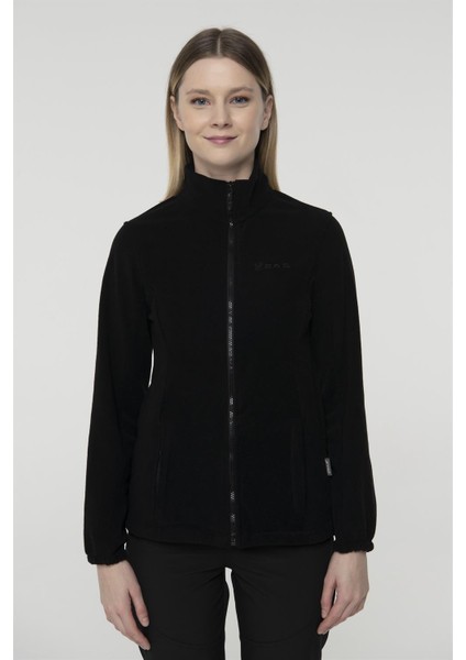 Pello Tam Fermuarlı Heavy Kadın Polar Sweatshirt