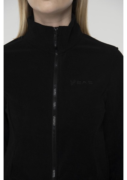 Pello Tam Fermuarlı Heavy Kadın Polar Sweatshirt