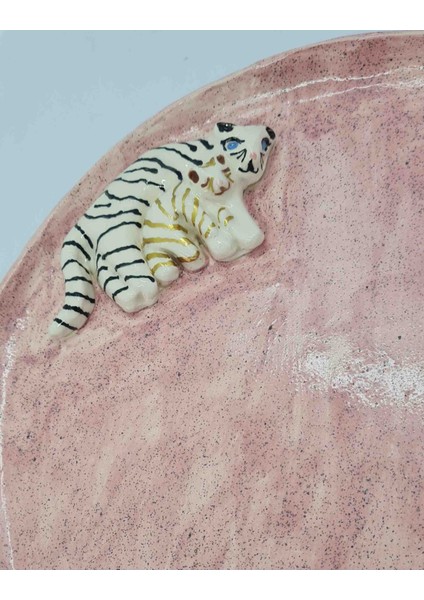 Kaplan Sunum Tabağı El Yapımı Seramik fiyatları