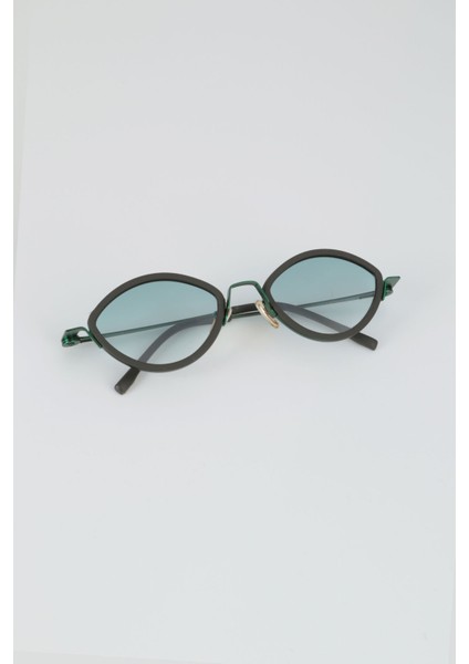 Sein Premium Karo Güneş Gözlüğü - Yeşil