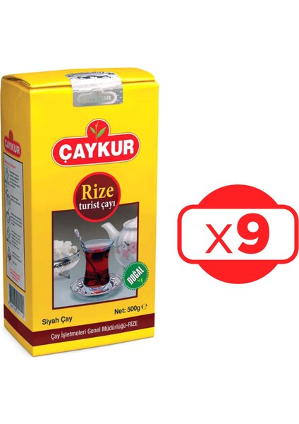 Rize Turist Çay 500 G x 9 Adet