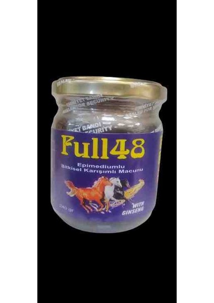 FULL48 Ginseng & Tribulus Karışımlı Macun