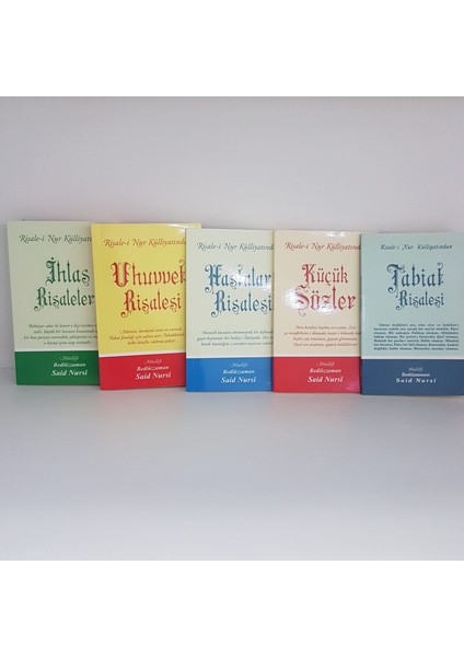 İhlas - Uhuvvet - Hastalar - Küçük Sözler - Tabiat Risaleleri 5'li Set - Bediüzzaman Said Nursi