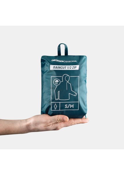 Quechua Kadın Outdoor Yağmurluk - Mavi - Raincut fırsatları