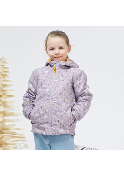 Quechua Çocuk Su Geçirmez Outdoor Kar Montu / Kışlık Mont - 2 / 6 Yaş - Mor - Sh100 Warm indirimleri