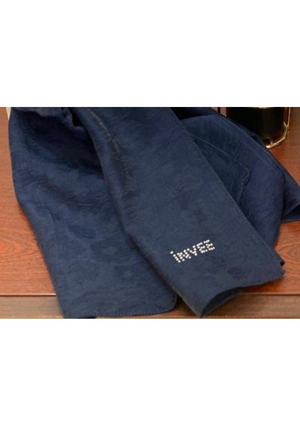 Lacivert Invee Leopar Şal 1329 fiyatları