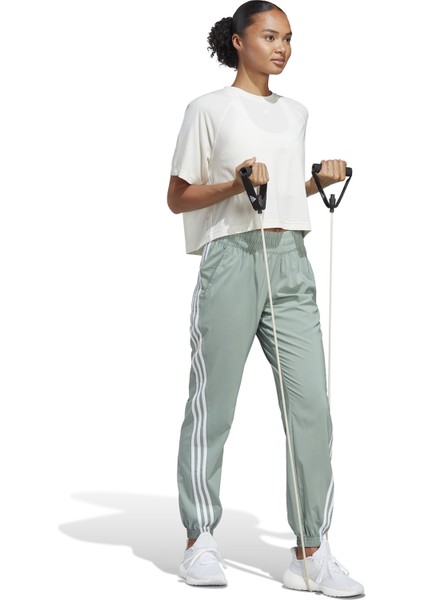 Normal Yeşil Kadın Eşofman Altı HS2367 Wtr Icns Wvn Pt