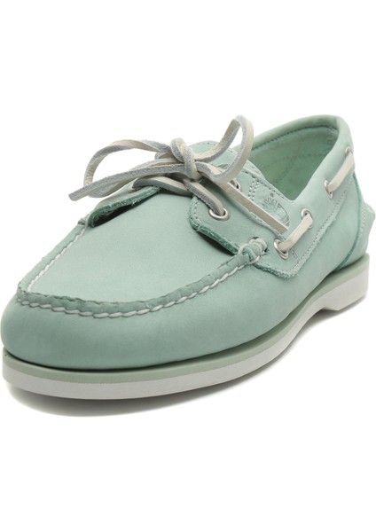 TB0A2N83D801 Timberland Classic Boat Amherst 2 Eye Boat Shoe Kadın Spor Ayakkabı Yeşil fiyatları