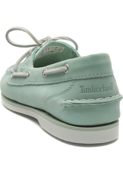 TB0A2N83D801 Timberland Classic Boat Amherst 2 Eye Boat Shoe Kadın Spor Ayakkabı Yeşil modelleri