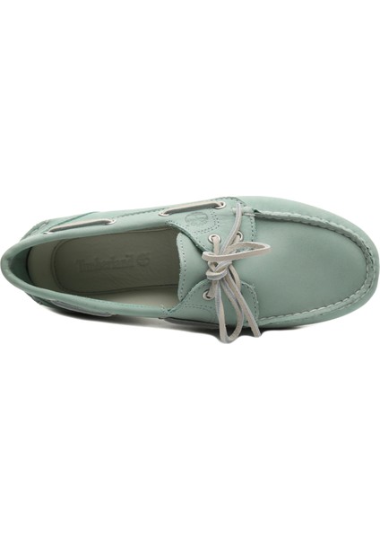 TB0A2N83D801 Timberland Classic Boat Amherst 2 Eye Boat Shoe Kadın Spor Ayakkabı Yeşil indirimleri