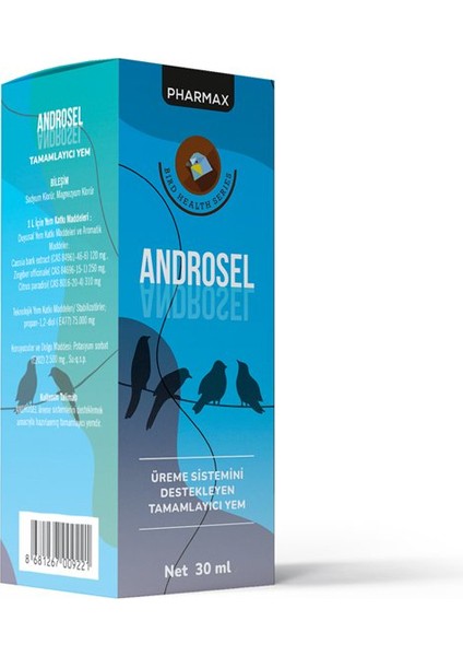 Androsel Kuş Üreme Sistemi Desteği 30 ml