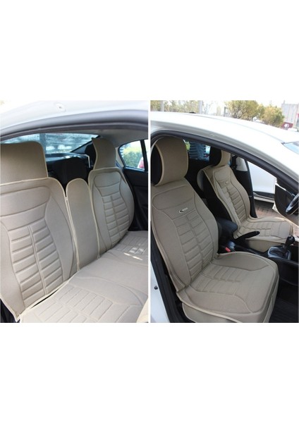 peugeot 308 Lüx Oto Koltuk Minderi Ön Arka 5'li Set 5star Serisi Bej
