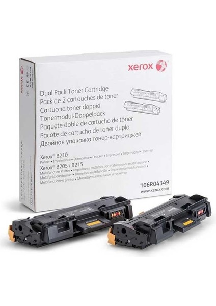 B205-106R04349 Orjinal Toner Ikili Paket
