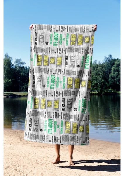 Mikrofiber Plaj Havlusu Hafif ve Hızlı Kuruyan 90 x 150 cm (35.4 x 59 Inç) ve 75 x 130 cm (29.5 x 51 Inç) fırsatları