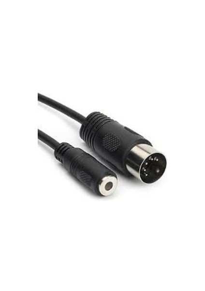 5 Pin Din Erkek To 3.5 mm Stereo Dişi Çevirici Kablo