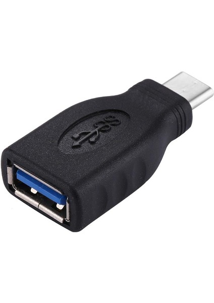USB Type-C Erkek To USB 3.0 Dişi Otg Aparat - Siyah