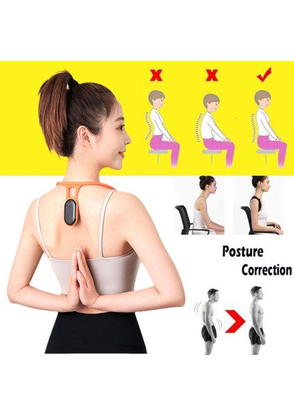 Sırt Desteği Ultrasonik Lenfatik Yatıştırıcı Vücut Duruş Düzeltici - Turuncu (Yurt Dışından) fırsatları