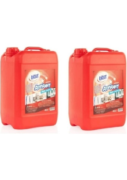 Aspirant Çok Amaçlı Temizlik Malzemesi Multi Cleaner 4 lt x 2